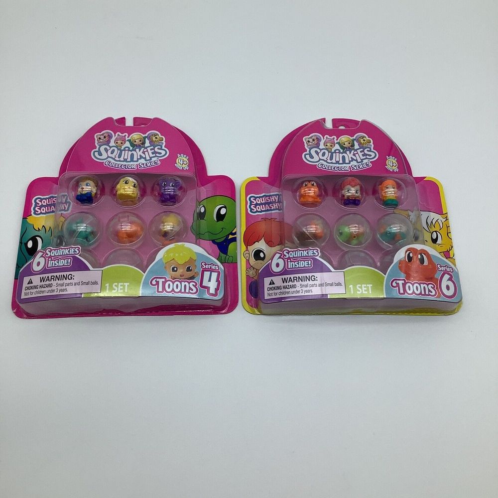Squinkie Toons Series 4 And‎ Series 6 2010 Blip Toys New